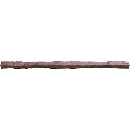 Ekena Millwork 48"W x 2"D x 2"H Universal Trim Sill for StoneWall Faux Stone Siding Panels, Canyon Brown PNUTS02X48CB